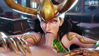 Lady Loki Blowjob (Sound) (Ajkj3d, Audiodude) [Marvel Rivals]