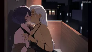 During a girl's night out you and your best friend got extremely drunk. So drunk in fact you both decide to go back to your place to finish off the night~