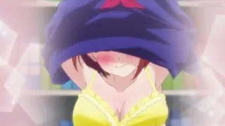 [Yuragi-sou No Yuuna-san] Miyazaki Chisaki being undressed