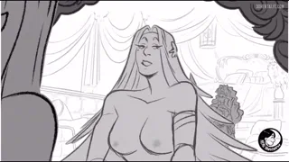 Being summoned to the goddess of love and beauty's quarters is a rare pleasure~ So, who so you think she invited