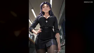 POV: Misato kept you late at the office