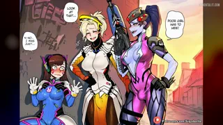 D.Va x Mercy x Widowmaker (Overwatch) [u/ElderBerry006]