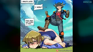 Alexis Rhodes x Yusei Fudo (Yu-gi-oh!) [u/ElderBerry006]