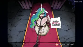 Nightmare Moon x Celestia (Mlp) [u/TillianAI]