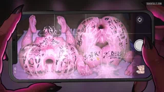 Don't post those online please, this is a humiliating and degrading punishment enough. [u/Strawbunnyslut]