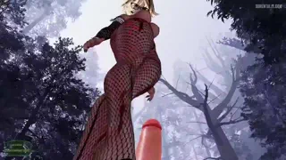 Silent Hill Nurse steps on your sinful body before giving you a footjob [Stellamarisvr]